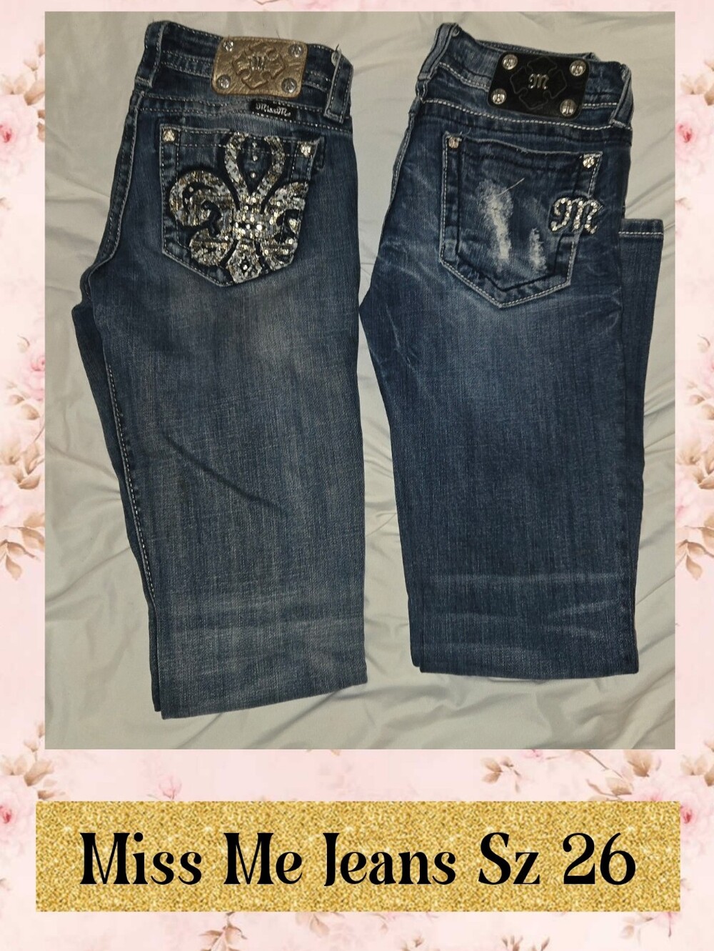 Miss Me Jeans Sz 26 Lot Of 2